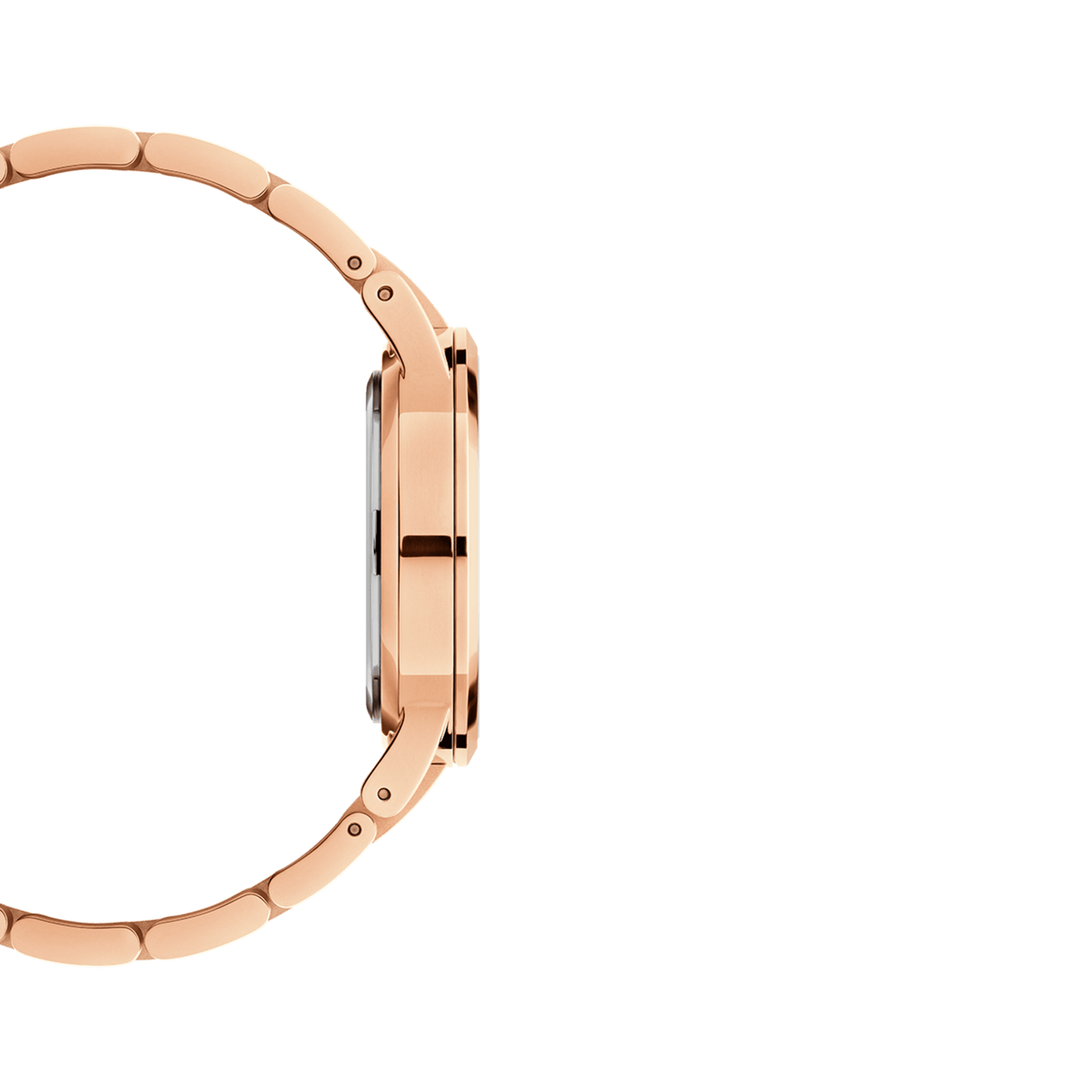 Iconic Link Black Rose Gold